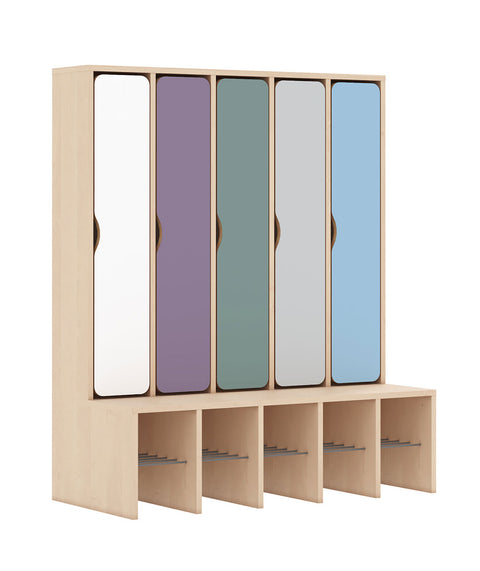 Standgarderobe Slim Line Base - durchgehende Türen