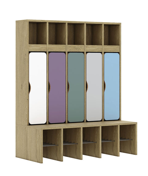 Standgarderobe Slim Line Base - Türen unten