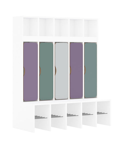 Standgarderobe Slim Line Base - Türen unten
