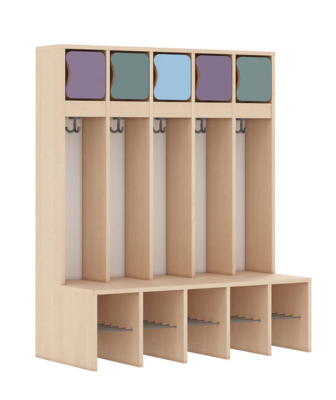 Standgarderobe Slim Line Base - Türen oben