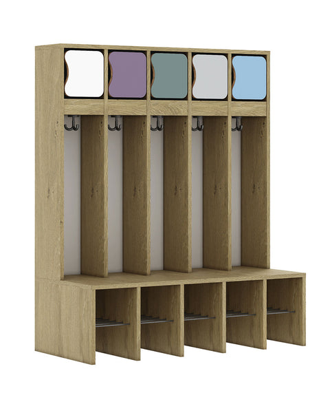 Standgarderobe Slim Line Base - Türen oben