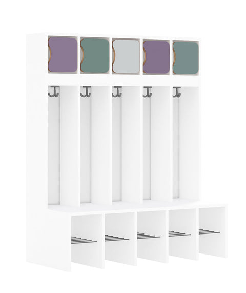 Standgarderobe Slim Line Base - Türen oben