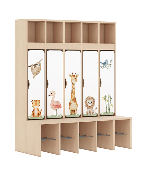 Standgarderobe Slim Line Base - Türen unten