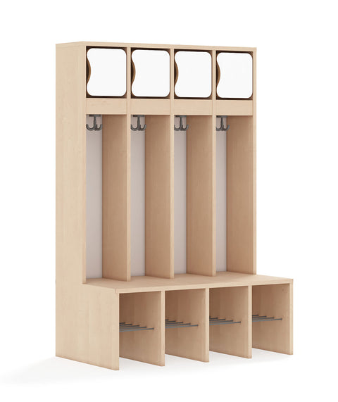 Standgarderobe Slim Line Base - Türen oben