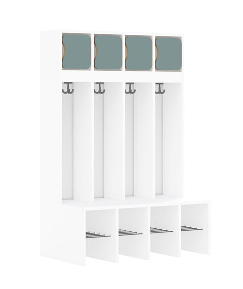 Standgarderobe Slim Line Base - Türen oben