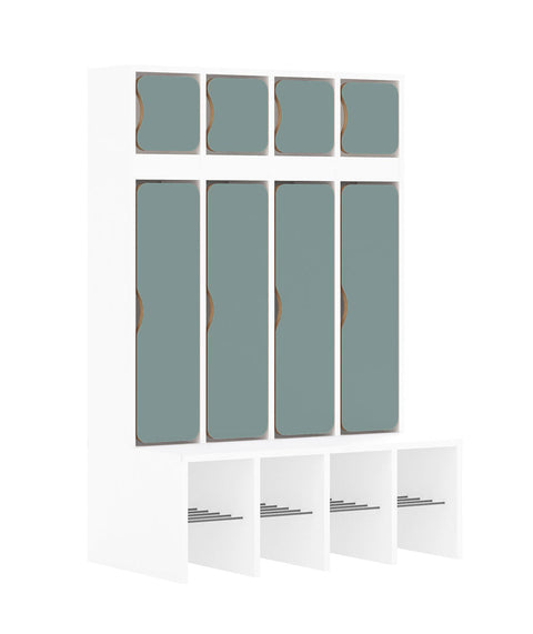 Standgarderobe Slim Line Base - Türen oben und unten