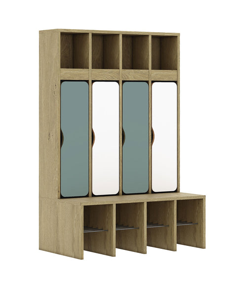 Standgarderobe Slim Line Base - Türen unten