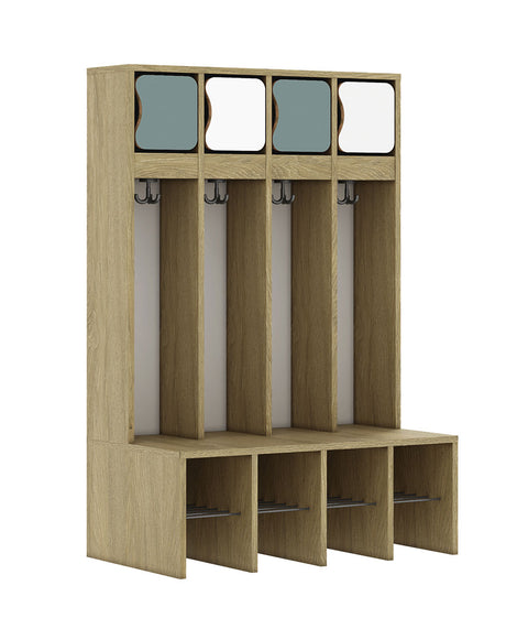 Standgarderobe Slim Line Base - Türen oben