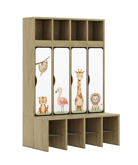 Standgarderobe Slim Line Base - Türen unten