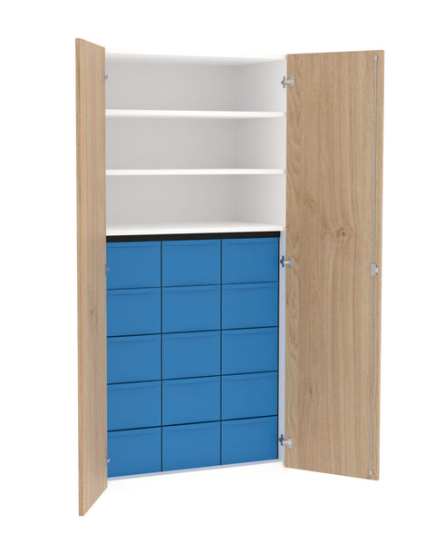 Materialschrank 3x5L - Höhe 190cm