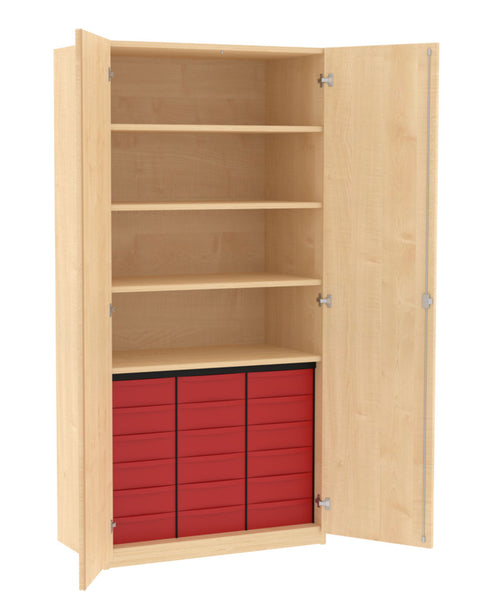 Materialschrank 3x6S - Höhe 190cm