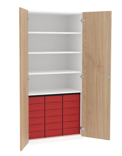 Materialschrank 3x6S - Höhe 190cm