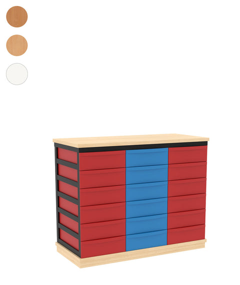 Modulboxsystem mit Sockel 3x6 S - Höhe 72cm