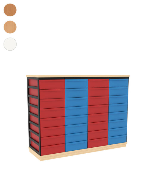 Modulboxsystem mit Sockel 4x8 S - Höhe 92cm