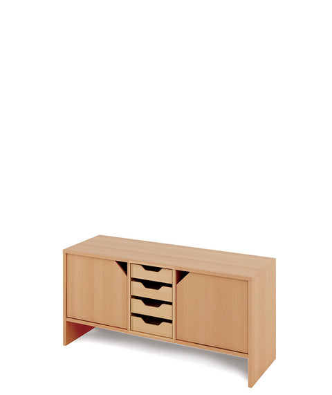 Materialschrank Classic S – 1x4 S