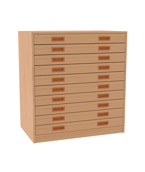 Papierschrank für A1 - Höhe 140cm