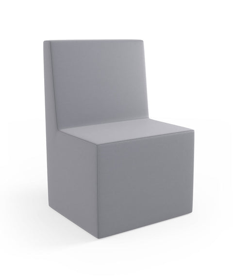 Tobo Rechteck Pouf mit Rückenlehne Light - XS