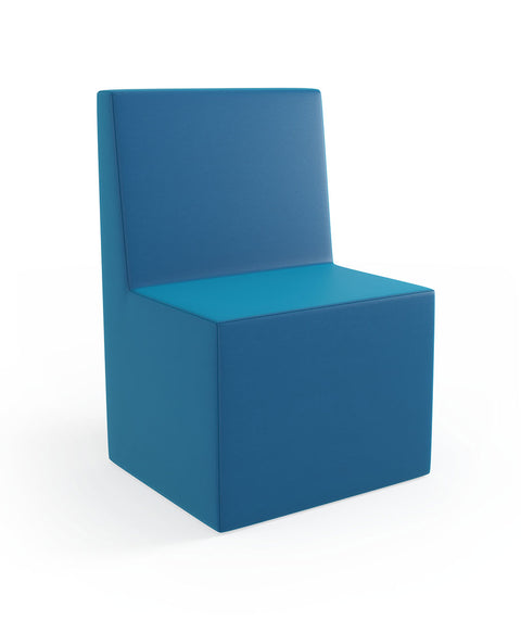 Tobo Rechteck Pouf mit Rückenlehne Light - XS