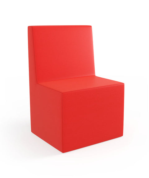 Tobo Rechteck Pouf mit Rückenlehne Light - XS