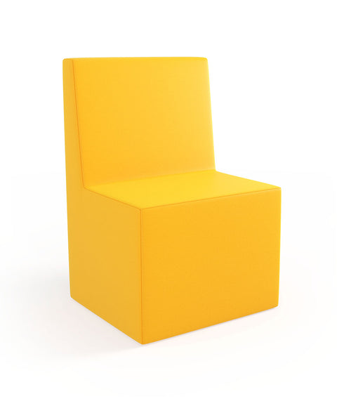 Tobo Rechteck Pouf mit Rückenlehne Light - XS