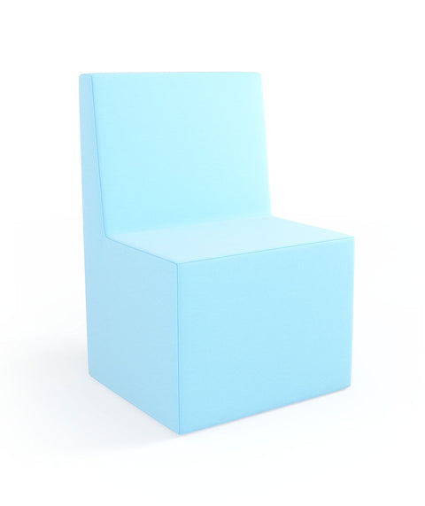 Tobo Rechteck Pouf mit Rückenlehne Light - XS