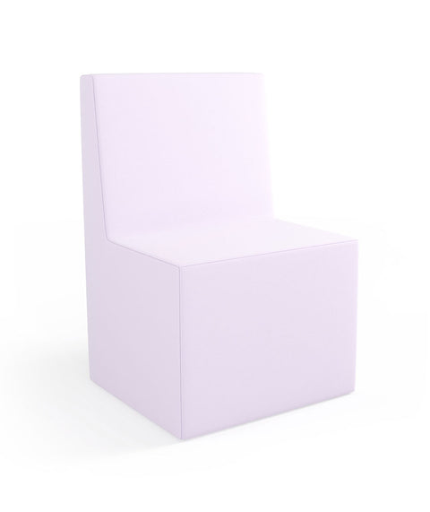 Tobo Rechteck Pouf mit Rückenlehne Light - XS