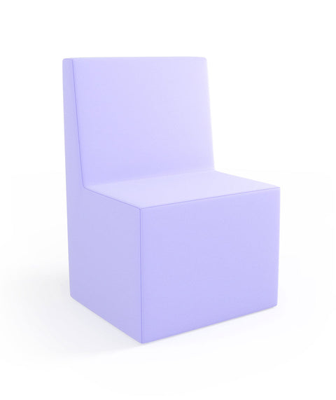 Tobo Rechteck Pouf mit Rückenlehne Light - XS