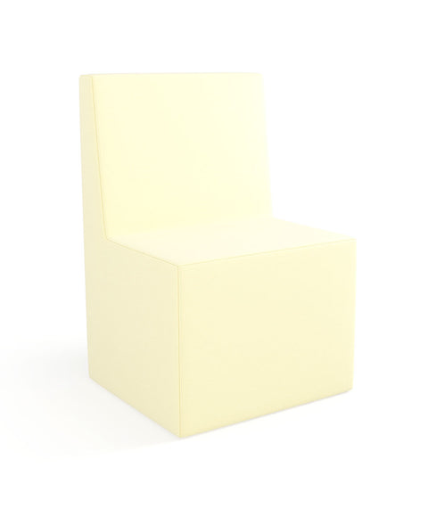 Tobo Rechteck Pouf mit Rückenlehne Light - XS