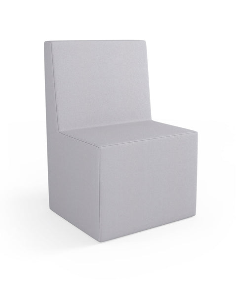 Tobo Rechteck Pouf mit Rückenlehne Light - S