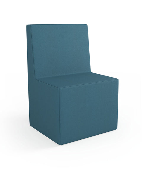 Tobo Rechteck Pouf mit Rückenlehne Light - XS