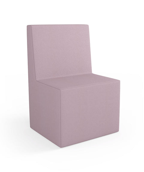 Tobo Rechteck Pouf mit Rückenlehne Light - XS
