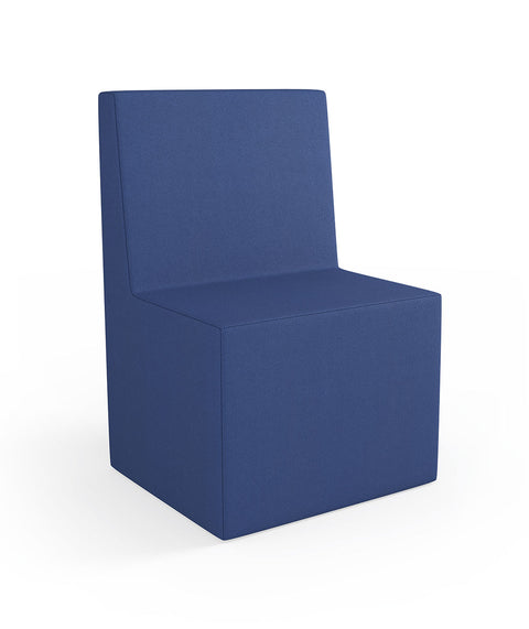 Tobo Rechteck Pouf mit Rückenlehne Light - S