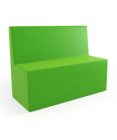 Tobo Rechteck Pouf mit Rückenlehne Light - M