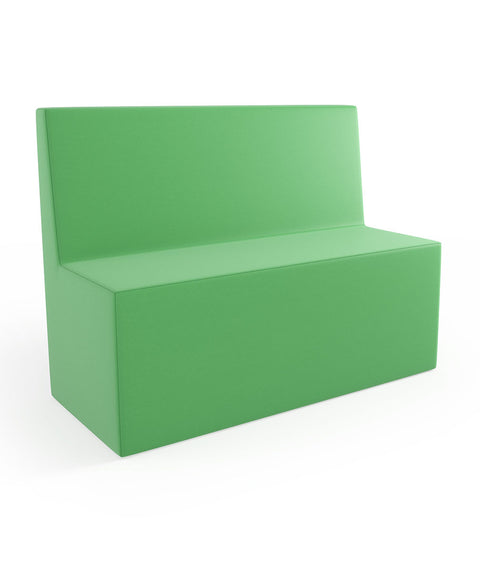 Tobo Rechteck Pouf mit Rückenlehne Light - M