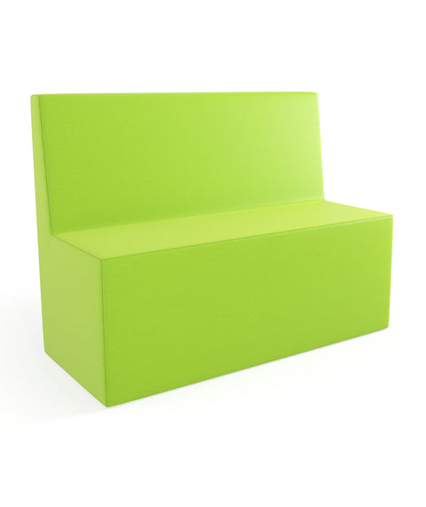 Tobo Rechteck Pouf mit Rückenlehne Light - L