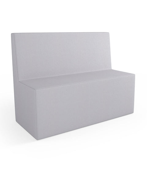 Tobo Rechteck Pouf mit Rückenlehne Light - M