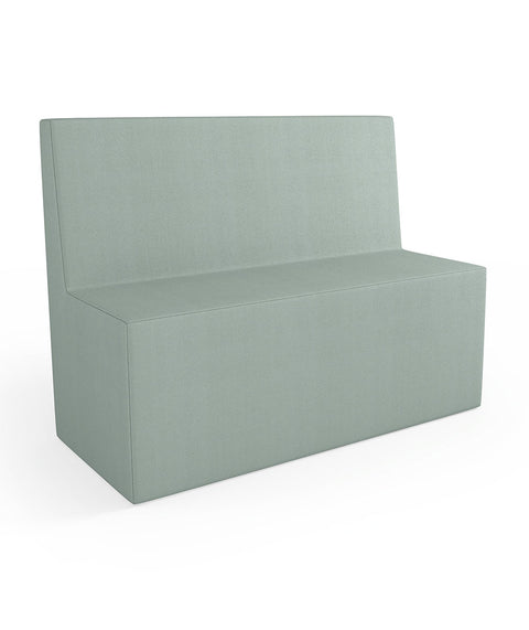 Tobo Rechteck Pouf mit Rückenlehne Light - L