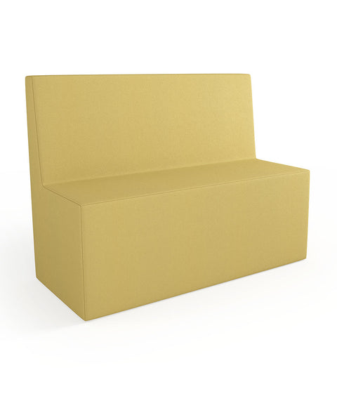 Tobo Rechteck Pouf mit Rückenlehne Light - L