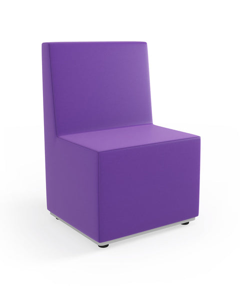 Tobo Rechteck Pouf mit Rückenlehne - S