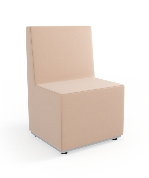 Tobo Rechteck Pouf mit Rückenlehne - XS