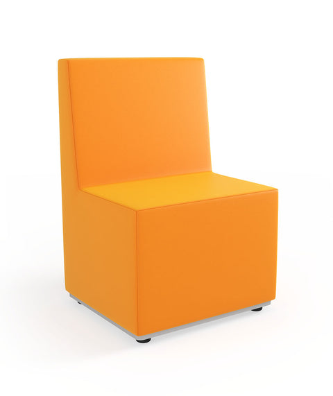 Tobo Rechteck Pouf mit Rückenlehne - S