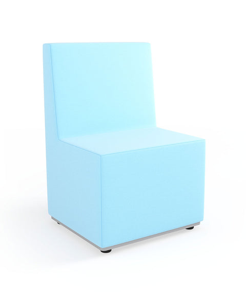 Tobo Rechteck Pouf mit Rückenlehne - S