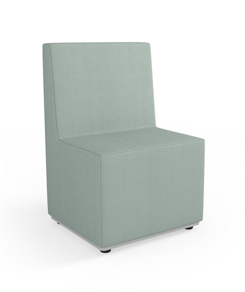 Tobo Rechteck Pouf mit Rückenlehne - S