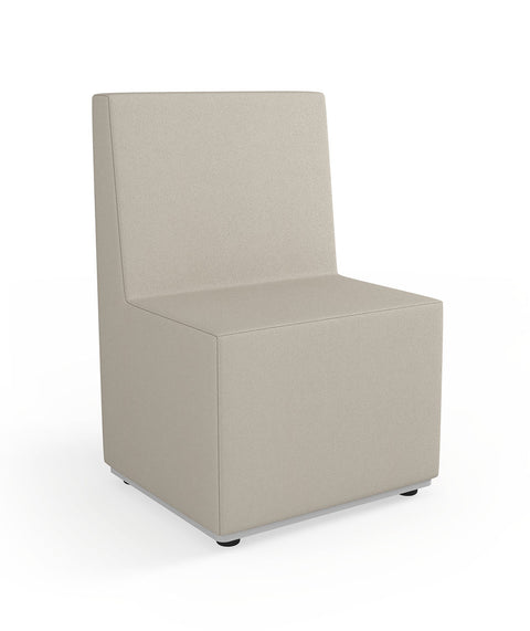 Tobo Rechteck Pouf mit Rückenlehne - S