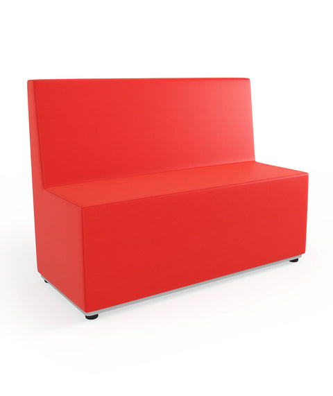 Tobo Rechteck Pouf mit Rückenlehne - M