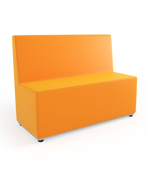 Tobo Rechteck Pouf mit Rückenlehne - M