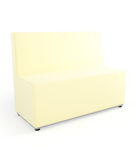 Tobo Rechteck Pouf mit Rückenlehne - L