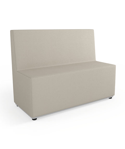 Tobo Rechteck Pouf mit Rückenlehne - M