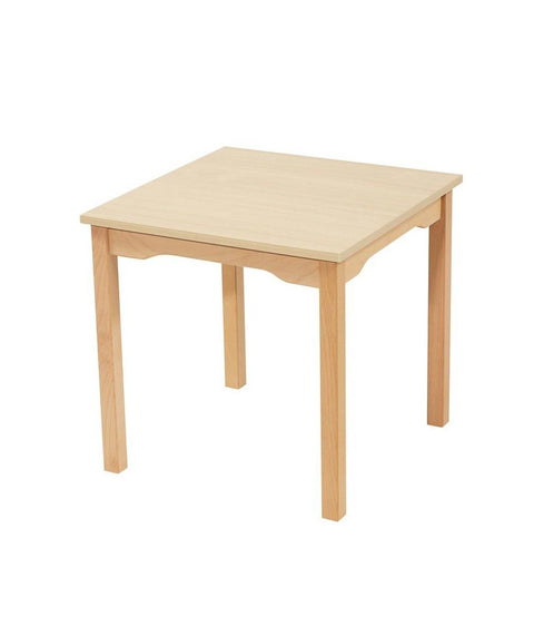 Quadrattisch mit Melaminplatte 60x60cm - Buche