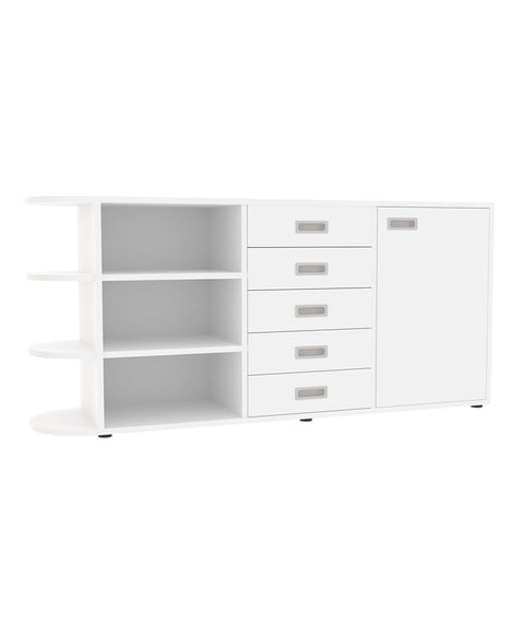 Raumteilerschrank mit Stellfüßen 4 - Höhe 80cm